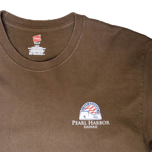 T-shirt Pearl Harbor - L - Brun
