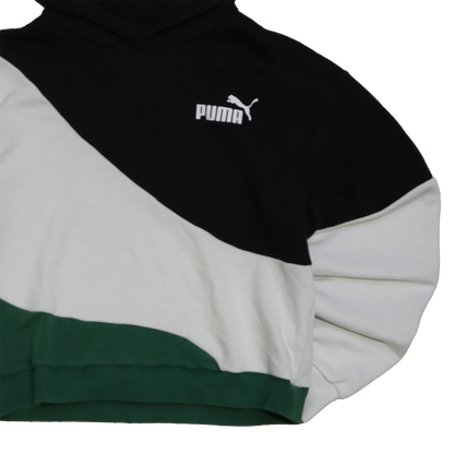 Pull Puma - Croptop Upcyclé - S - Tricolore