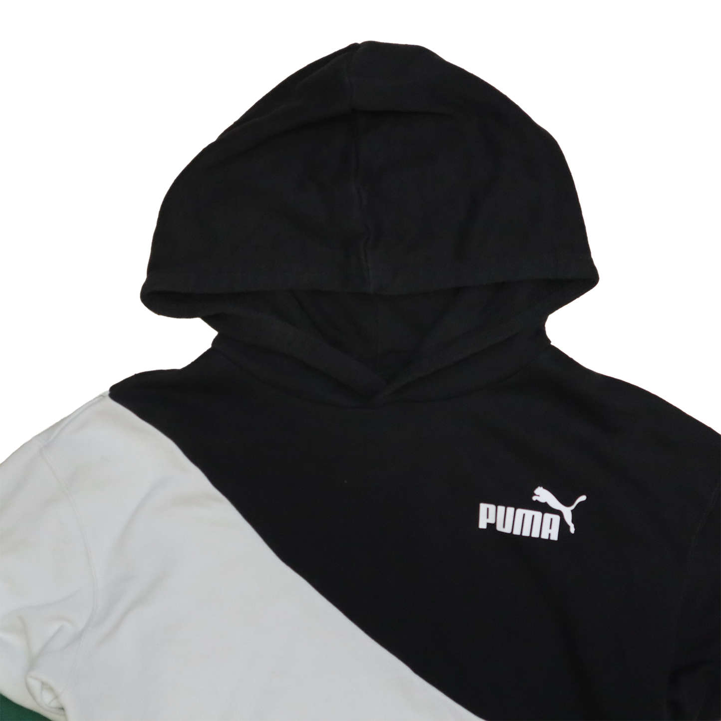 Pull Puma - Croptop Upcyclé - S - Tricolore