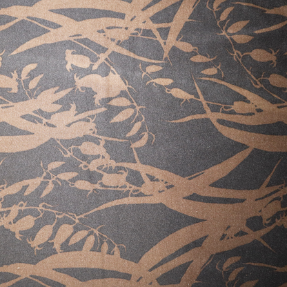 Jupe crayon élastique à motifs - S - Noir et brun