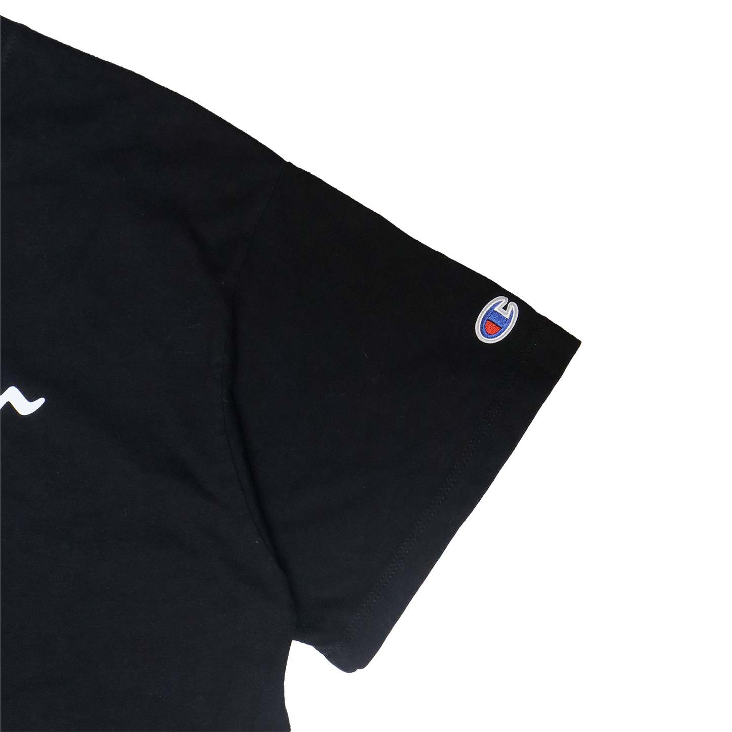 T-shirt Croptop Champion - L - Noir