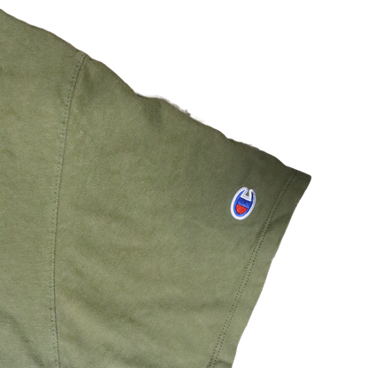 T-shirt Croptop Upcyclé - M - Vert