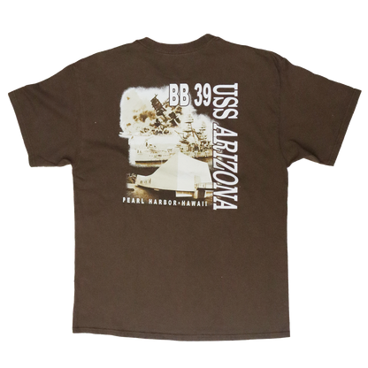 T-shirt Pearl Harbor  - L - Brun