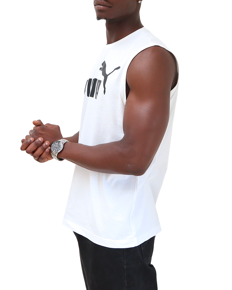 T-shirt sans manche Puma - XL - Blanc