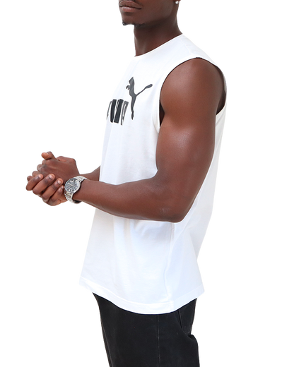 T-shirt sans manche Puma - XL - Blanc