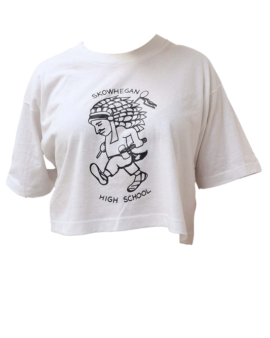 Croptop Upcyclé - XL - Blanc