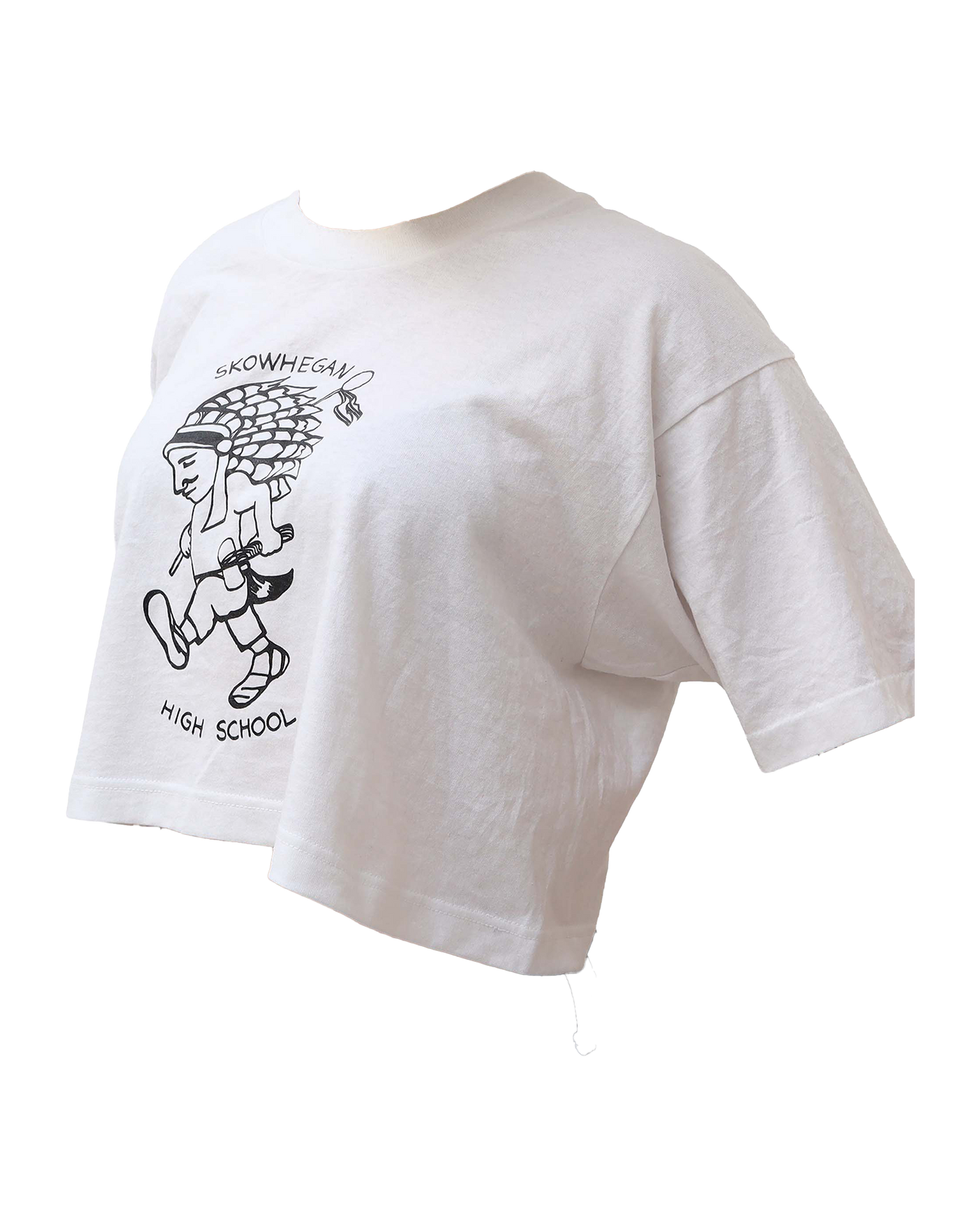 Croptop Upcyclé - XL - Blanc