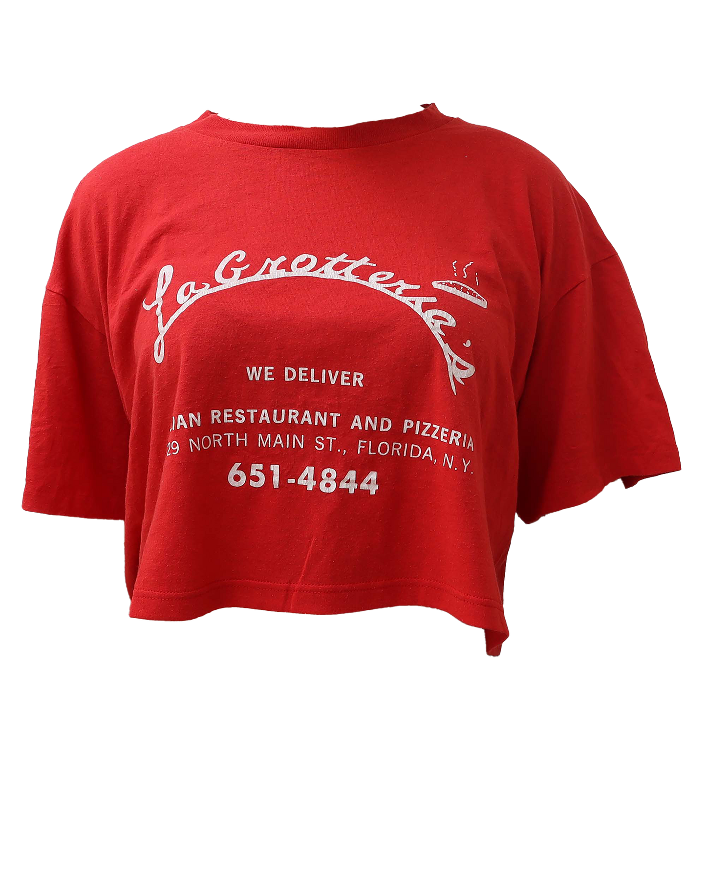 Croptop Upcyclé - XL - Rouge