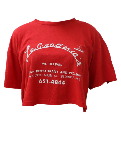 Croptop Upcyclé - XL - Rouge