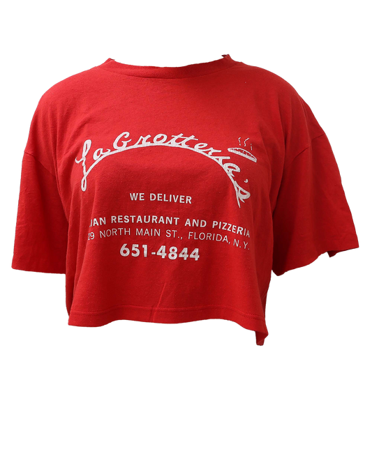 Croptop Upcyclé - XL - Rouge