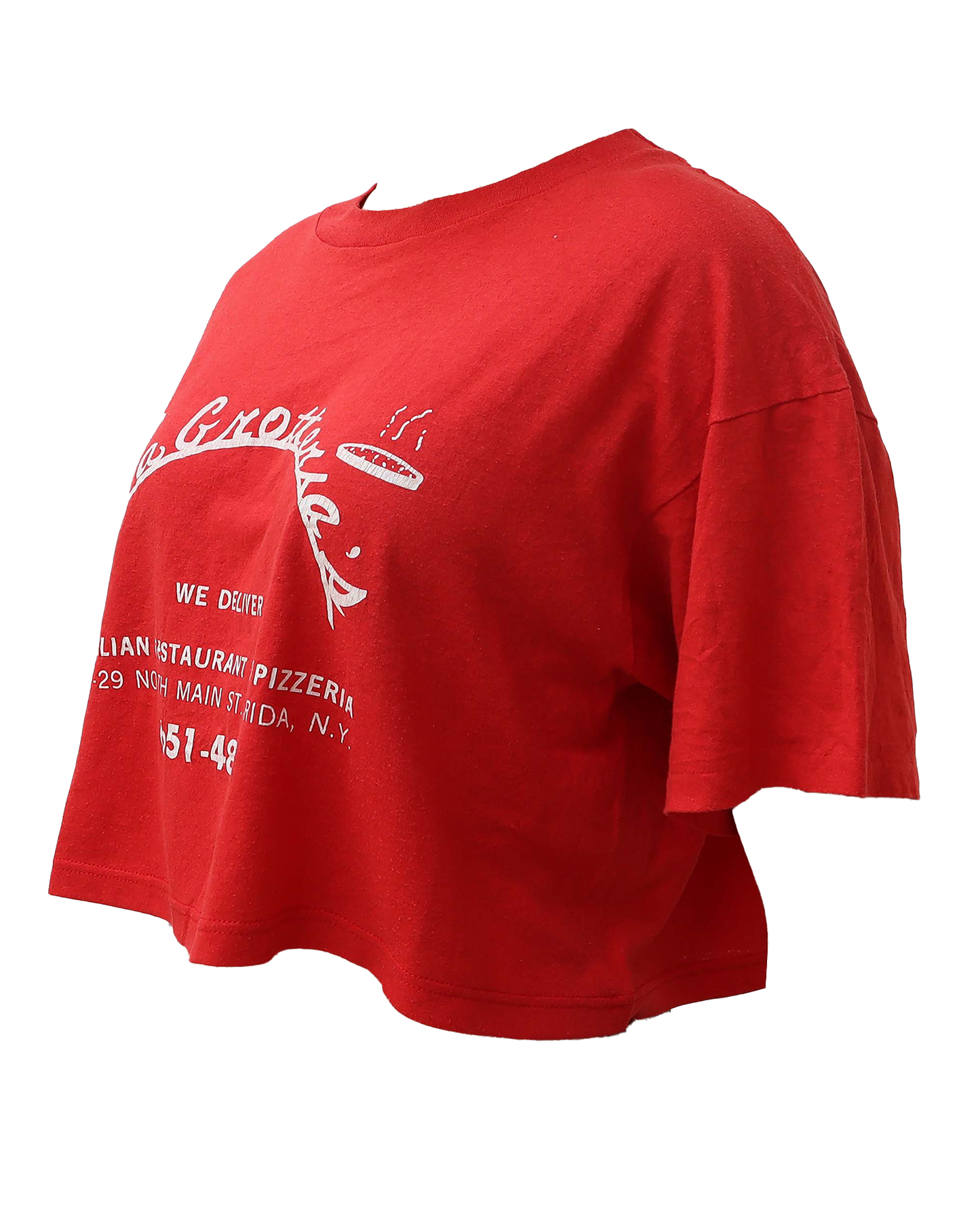 Croptop Upcyclé - XL - Rouge