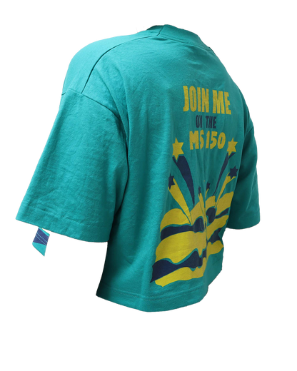 Croptop Upcyclé - L - Vert