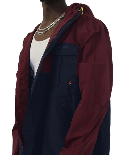 Veste Adidas - XL - Bleu foncé, Bordeaux
