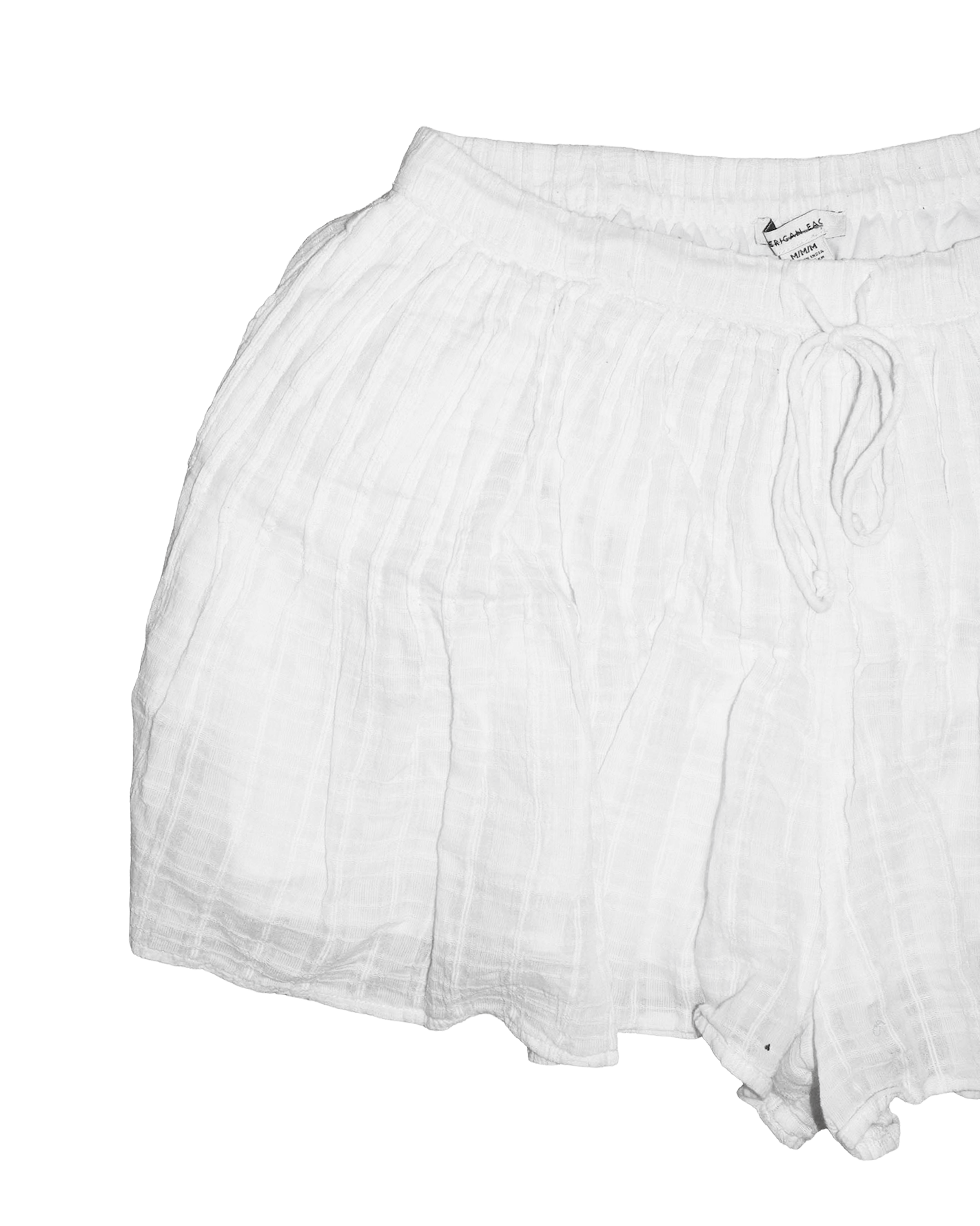 Short effet jupe - M - Blanc - Taille élastique