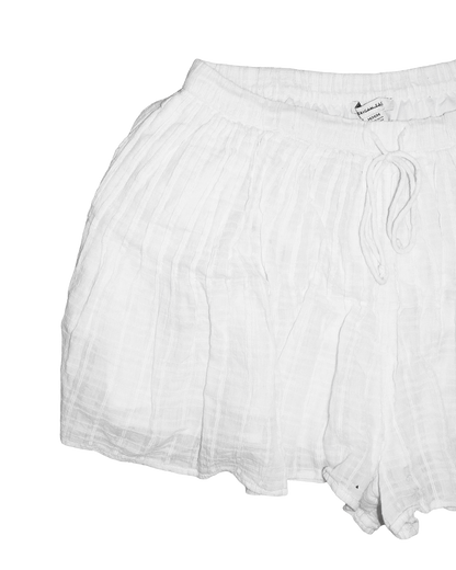 Short effet jupe - M - Blanc - Taille élastique