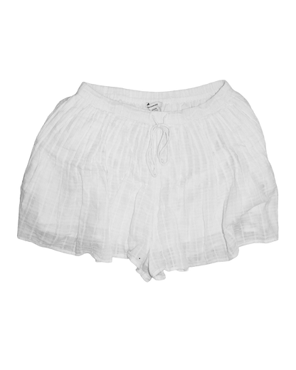 Short effet jupe - M - Blanc - Taille élastique