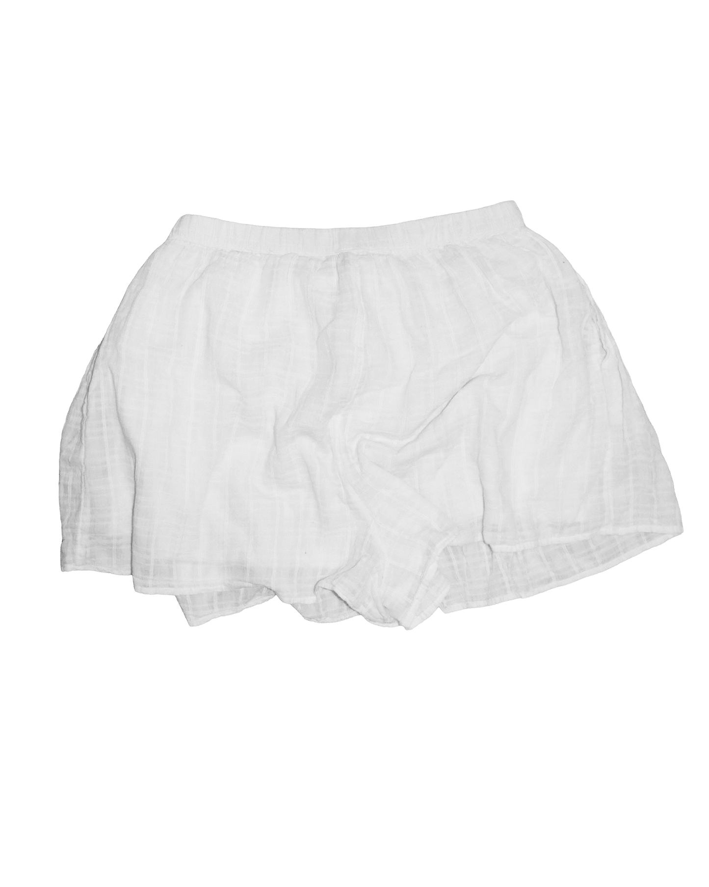 Short effet jupe - M - Blanc - Taille élastique