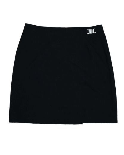 Jupe portefeuille - L - Noir et beige