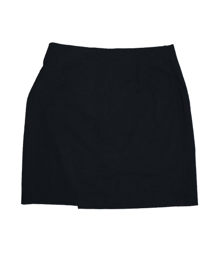 Jupe portefeuille - L - Noir et beige