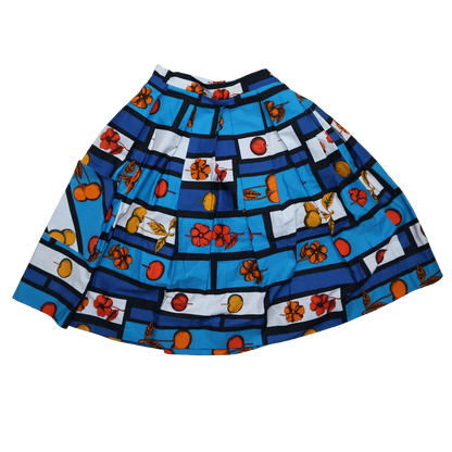 Jupe plissée à motifs - XS